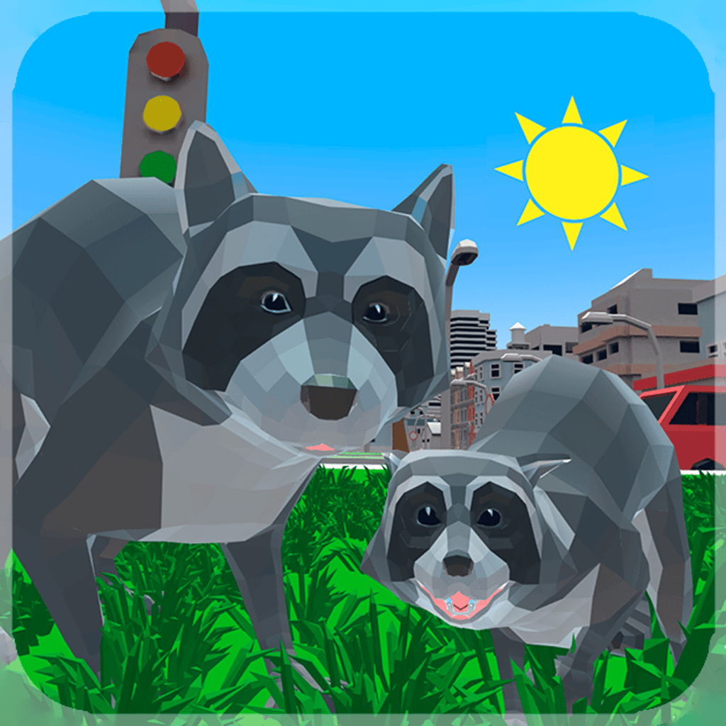 Raccoon Adventure City Simulator 3D
